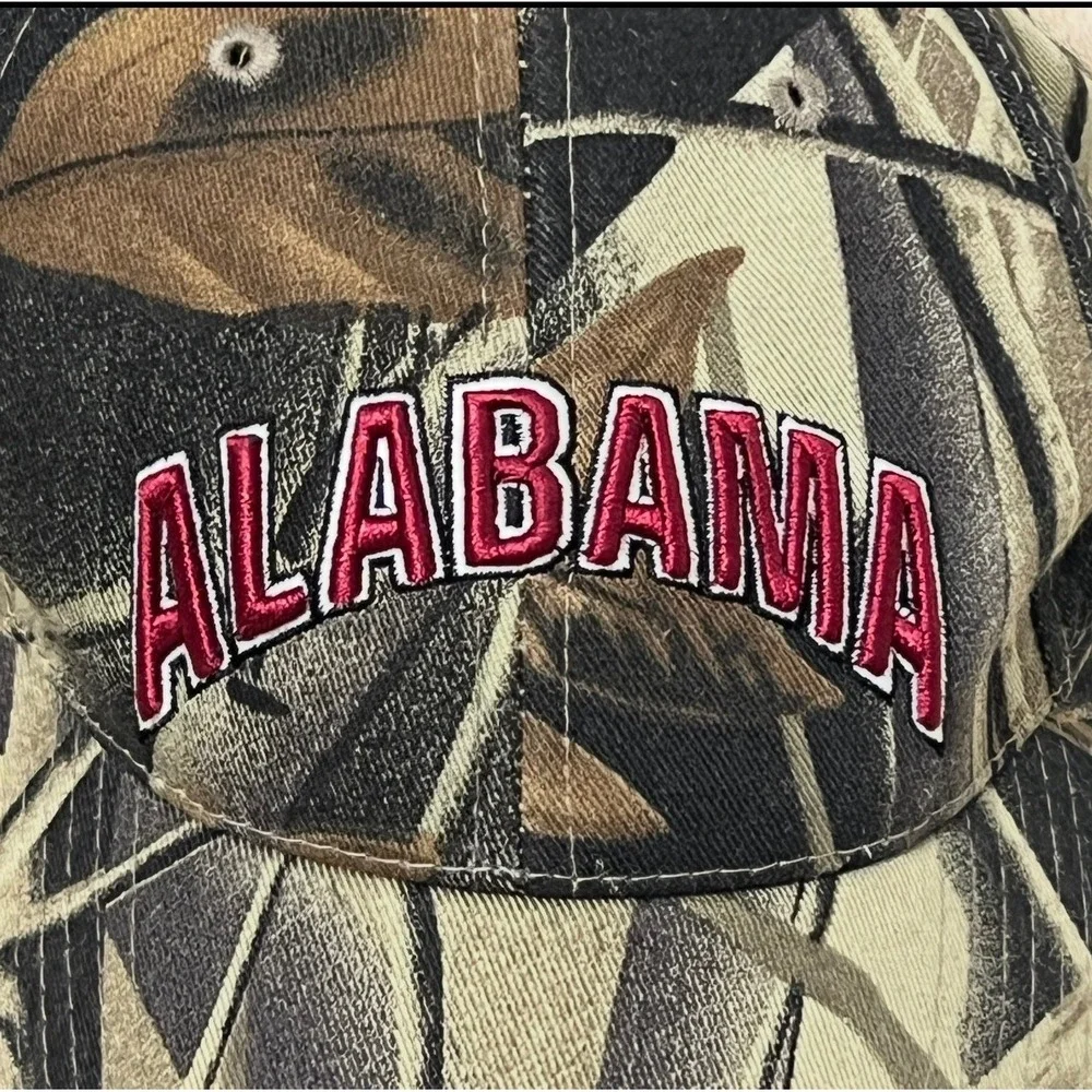 Alabama Crimson‎ Tide Camo Men Baseball Cap Hat Adjustable College Hunting